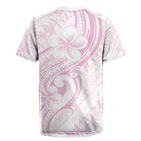 Hawaii Plumeria Lokelani Pikake Lei Rugby Jersey Poni Mama Polynesian Tattoo