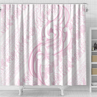 Hawaii Plumeria Lokelani Pikake Lei Shower Curtain Poni Mama Polynesian Tattoo