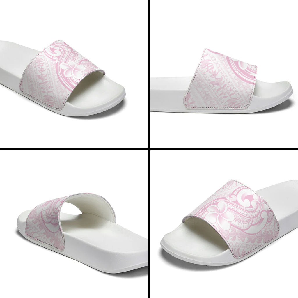 Hawaii Plumeria Lokelani Pikake Lei Slide Sandals Poni Mama Polynesian Tattoo