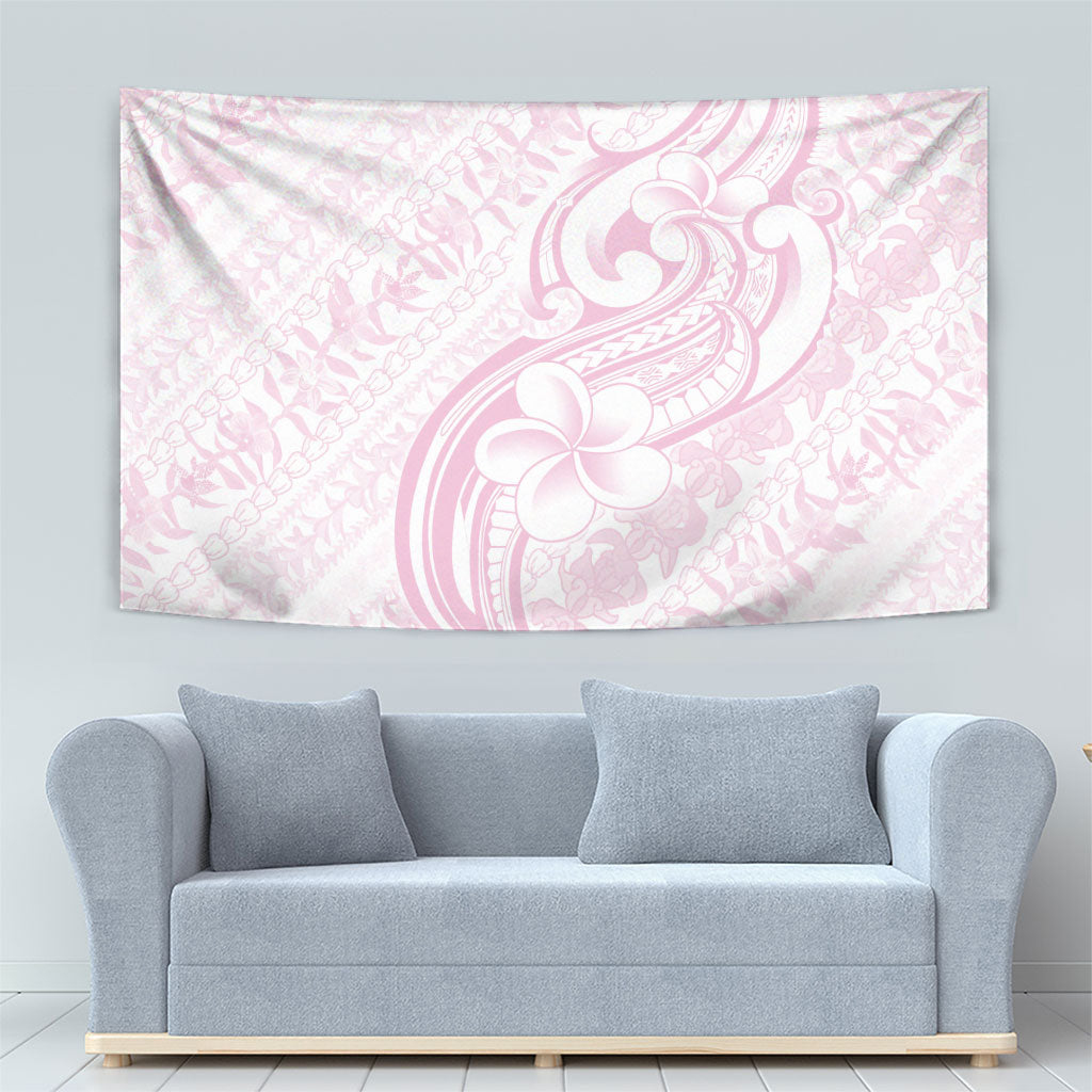 Hawaii Plumeria Lokelani Pikake Lei Tapestry Poni Mama Polynesian Tattoo