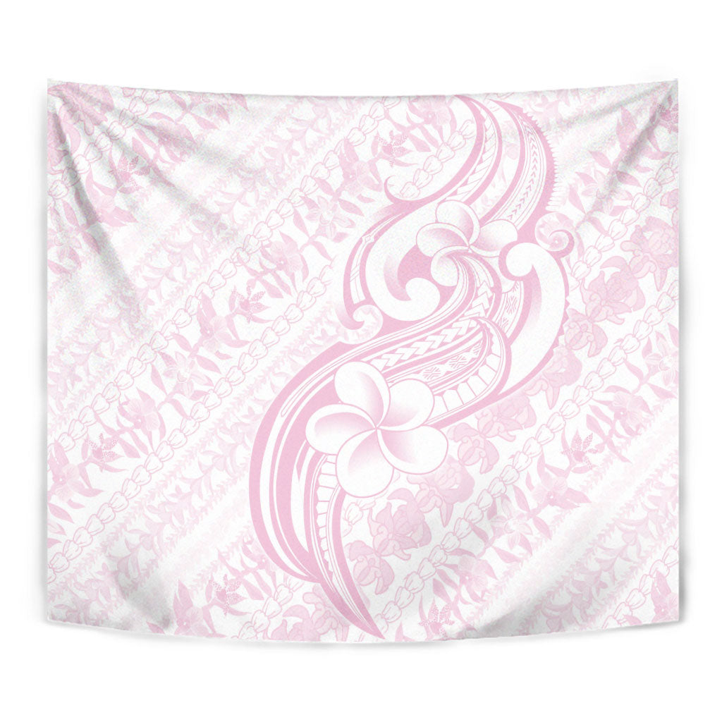 Hawaii Plumeria Lokelani Pikake Lei Tapestry Poni Mama Polynesian Tattoo