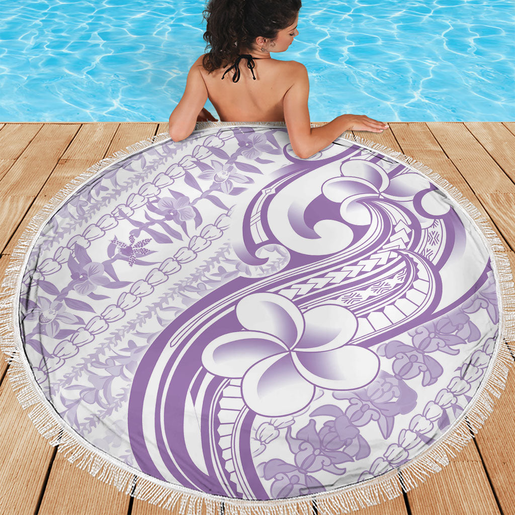 Hawaii Plumeria Lokelani Pikake Lei Beach Blanket Poni Polynesian Tattoo LT9 - Polynesian Pride