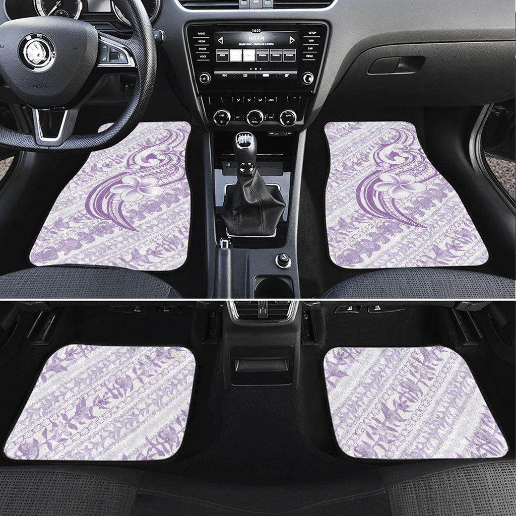 Hawaii Plumeria Lokelani Pikake Lei Car Mats Poni Polynesian Tattoo