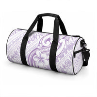 Hawaii Plumeria Lokelani Pikake Lei Duffle Bag Poni Polynesian Tattoo LT9 - Polynesian Pride