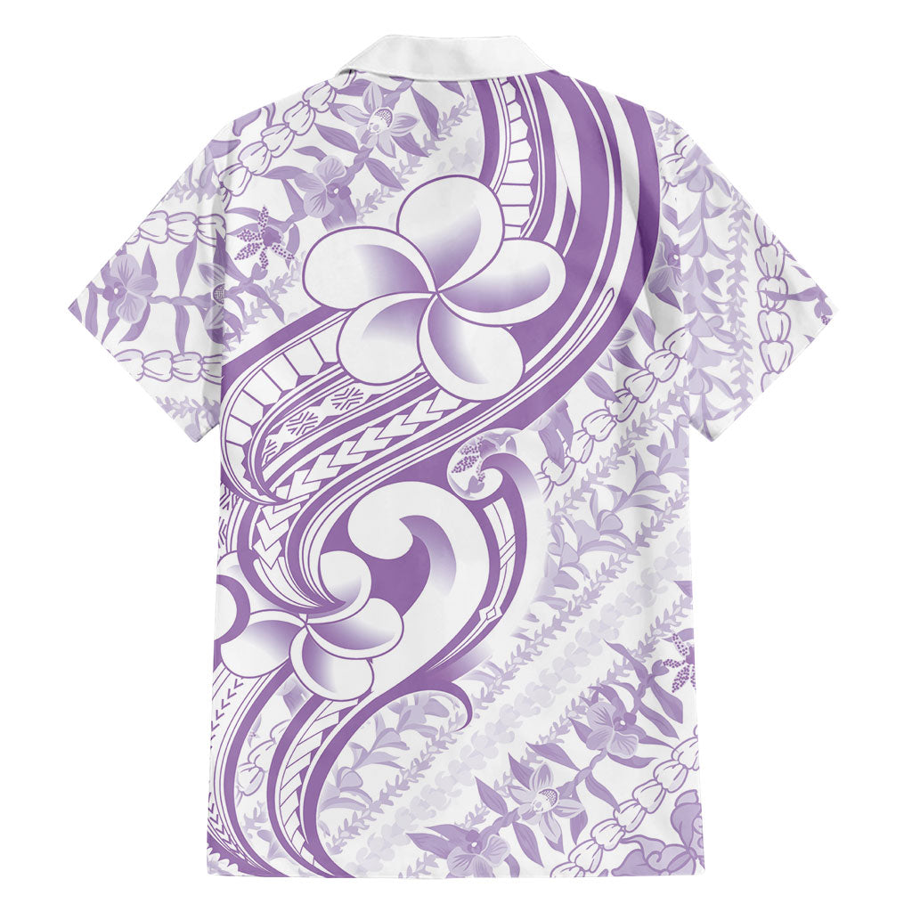 Hawaii Plumeria Lokelani Pikake Lei Family Matching Mermaid Dress and Hawaiian Shirt Poni Polynesian Tattoo LT9 - Polynesian Pride