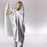 Hawaii Plumeria Lokelani Pikake Lei Hooded Blanket Poni Polynesian Tattoo
