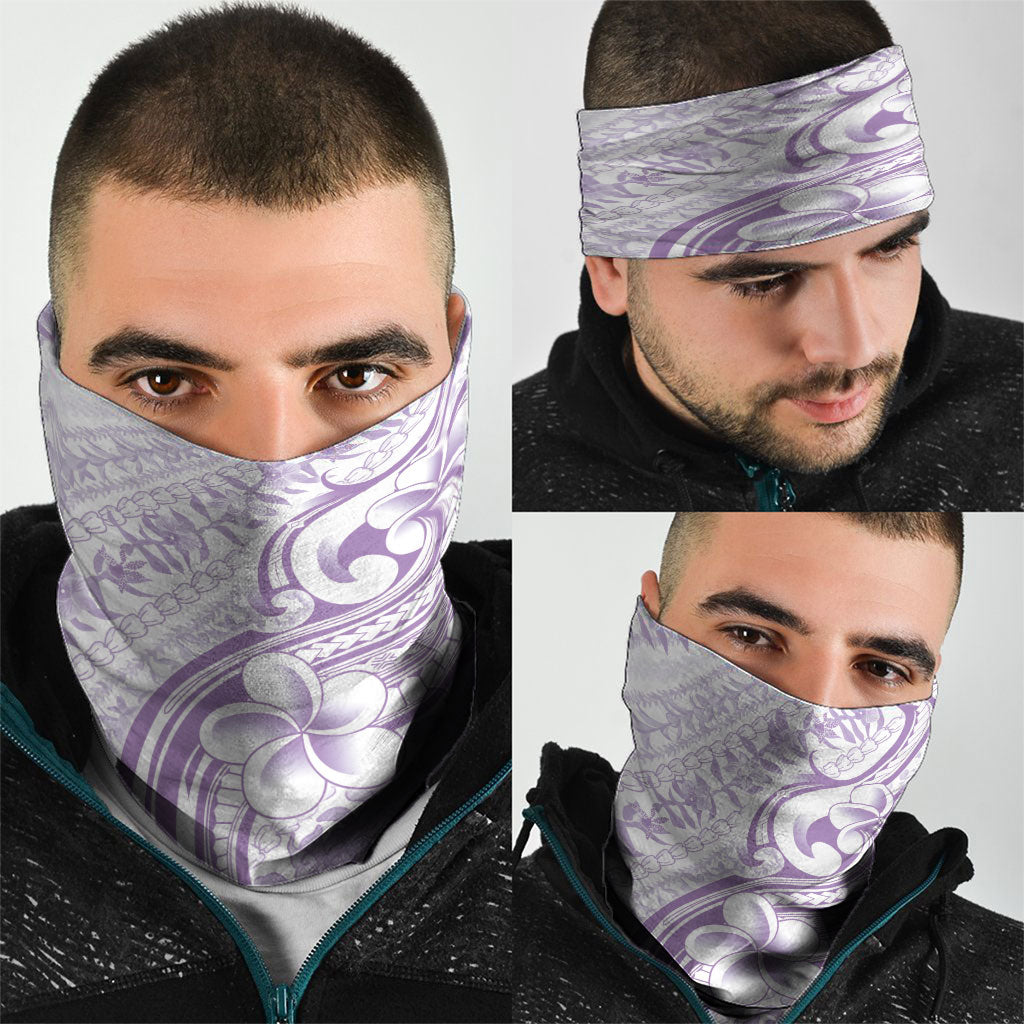 Hawaii Plumeria Lokelani Pikake Lei Neck Gaiter Poni Polynesian Tattoo