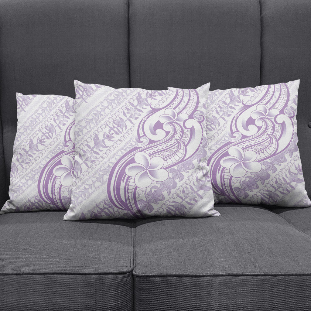 Hawaii Plumeria Lokelani Pikake Lei Pillow Cover Poni Polynesian Tattoo