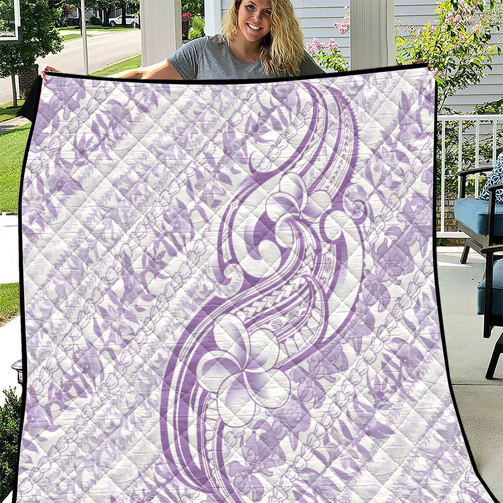 Hawaii Plumeria Lokelani Pikake Lei Quilt Poni Polynesian Tattoo