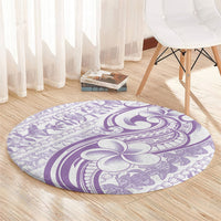 Hawaii Plumeria Lokelani Pikake Lei Round Carpet Poni Polynesian Tattoo LT9 - Polynesian Pride