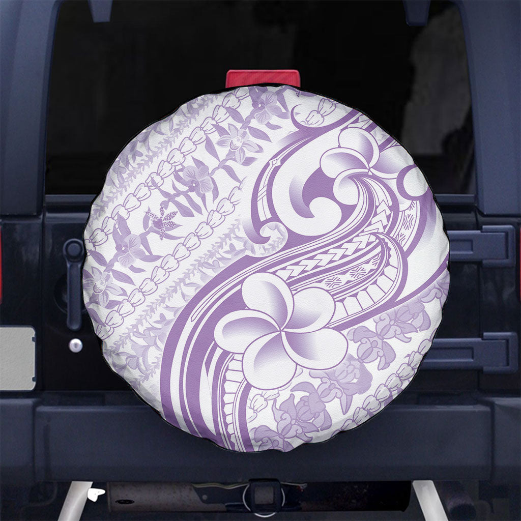 Hawaii Plumeria Lokelani Pikake Lei Spare Tire Cover Poni Polynesian Tattoo