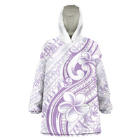 Hawaii Plumeria Lokelani Pikake Lei Wearable Blanket Hoodie Poni Polynesian Tattoo