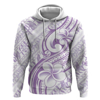 Hawaii Plumeria Lokelani Pikake Lei Zip Hoodie Poni Polynesian Tattoo