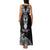 New Zealand Te Reo Maori Family Matching Tank Maxi Dress and Hawaiian Shirt Kia Kaha Maori Language Week Black Style LT9 - Polynesian Pride