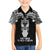 Personalised New Zealand Te Reo Maori Family Matching Tank Maxi Dress and Hawaiian Shirt Kia Kaha Maori Language Week Black Style LT9 Son's Shirt Black - Polynesian Pride