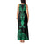 Personalised New Zealand Te Reo Maori Tank Maxi Dress Kia Kaha Maori Language Week Green Style LT9 - Polynesian Pride