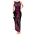 Personalised New Zealand Te Reo Maori Tank Maxi Dress Kia Kaha Maori Language Week Pink Style LT9 Women Pink - Polynesian Pride