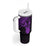 Personalised New Zealand Te Reo Maori Tumbler With Handle Kia Kaha Maori Language Week Purple Style