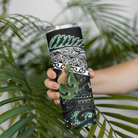 Personalised Maori Manaia Skinny Tumbler New Zealand Tribal Hei Matau Papua Shell LT9 - Polynesian Pride