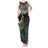 Personalised Maori Manaia Tank Maxi Dress New Zealand Tribal Hei Matau Papua Shell