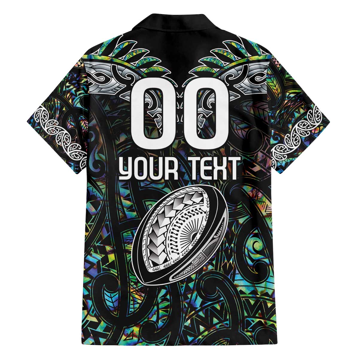Custom New Zealand Family Matching Off The Shoulder Long Sleeve Dress and Hawaiian Shirt Maori Rugby Tattoo Papua Shell LT9 - Polynesian Pride
