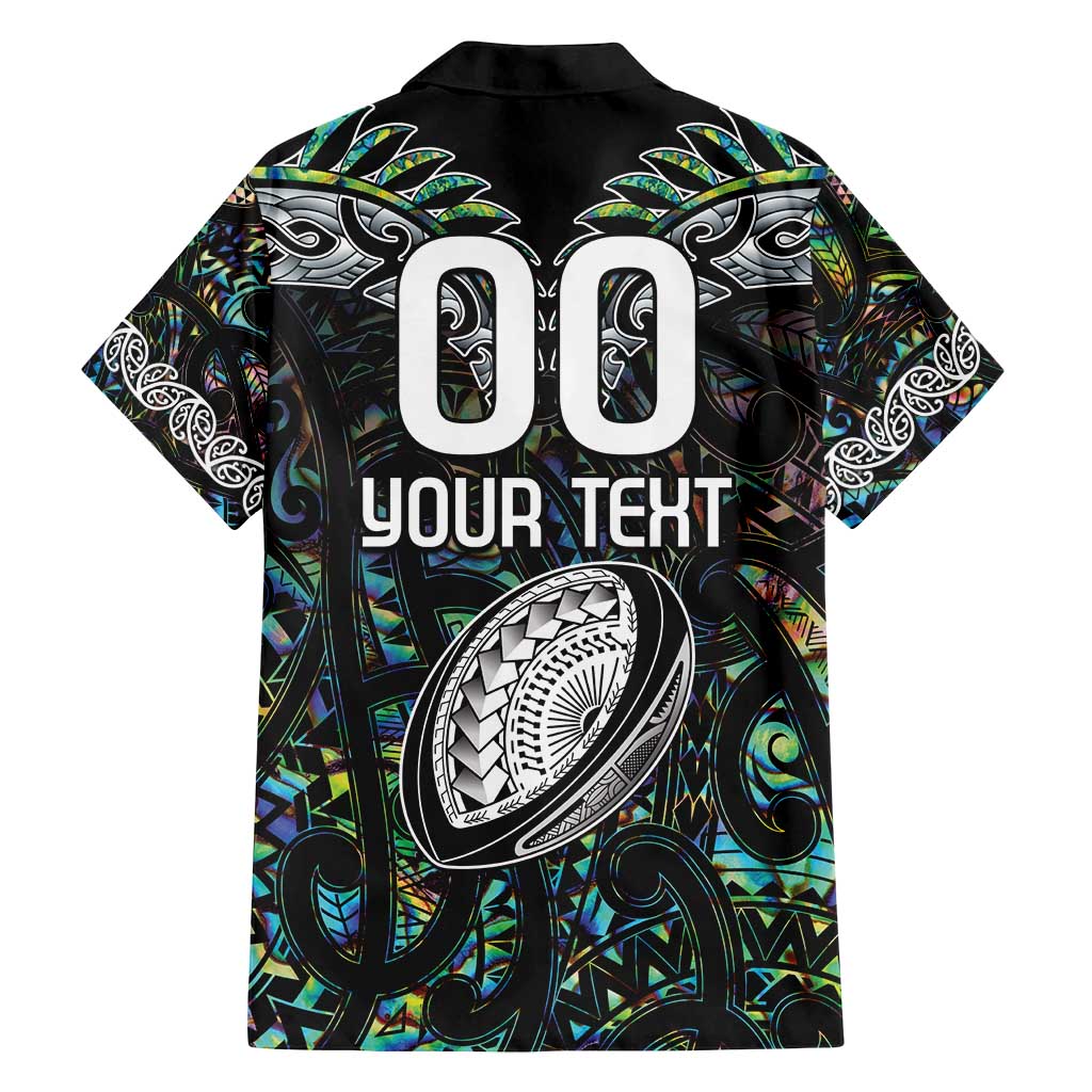 Custom New Zealand Family Matching Off Shoulder Maxi Dress and Hawaiian Shirt Maori Rugby Tattoo Papua Shell LT9 - Polynesian Pride