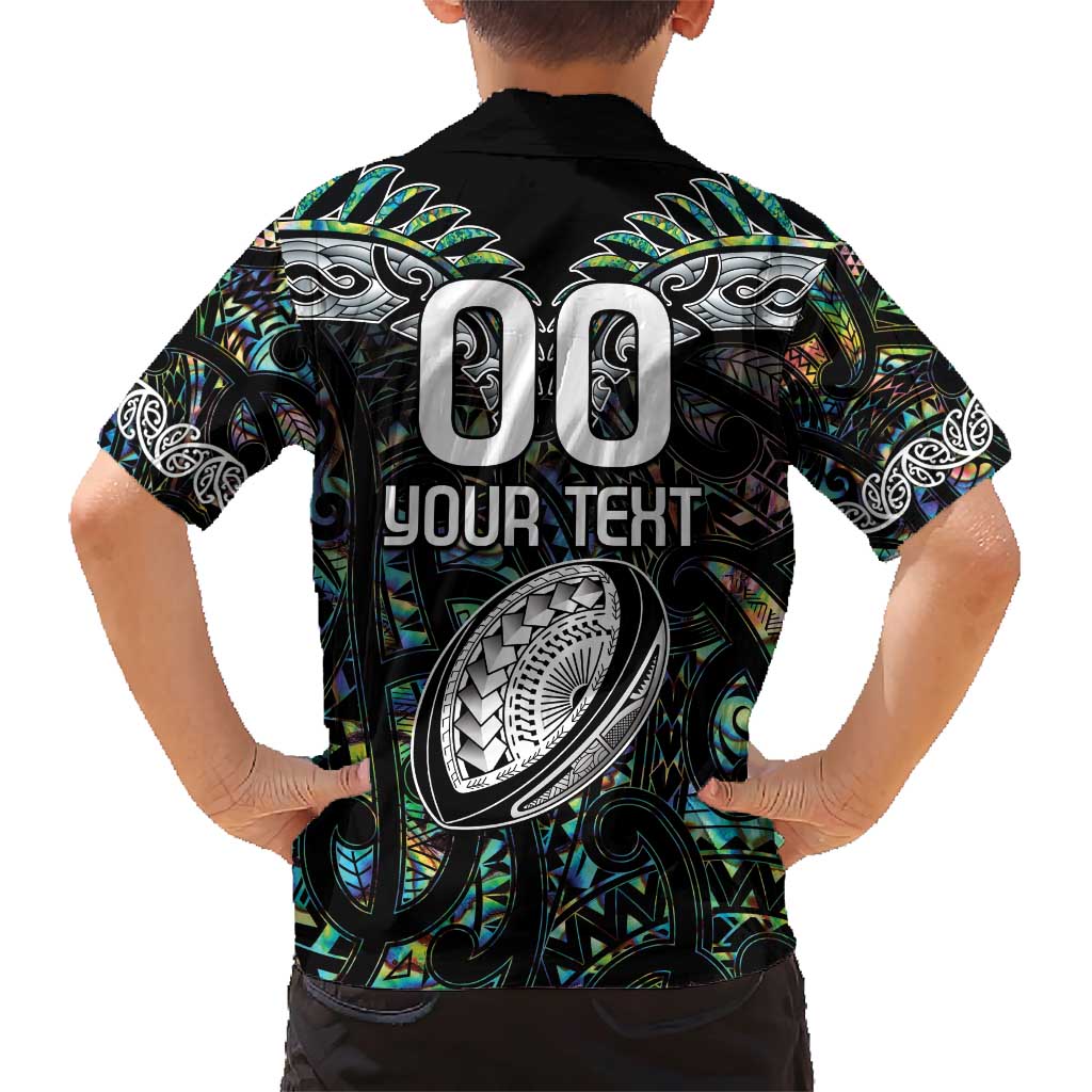 Custom New Zealand Family Matching Short Sleeve Bodycon Dress and Hawaiian Shirt Maori Rugby Tattoo Papua Shell LT9 - Polynesian Pride