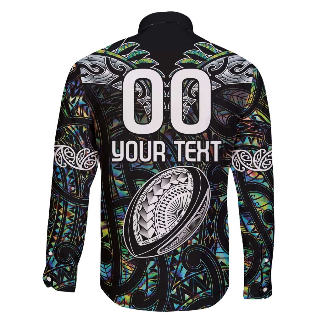Custom New Zealand Family Matching Summer Maxi Dress and Hawaiian Shirt Maori Rugby Tattoo Papua Shell LT9 - Polynesian Pride