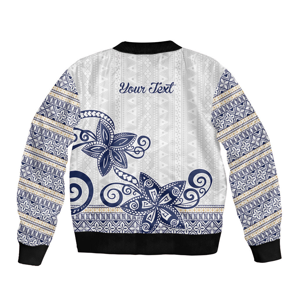 Fiji Queen Victoria School Personalised Bomber Jacket QVS 120 Years Queen Victoria Alumni Legacy LT9 - Polynesian Pride