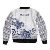 Fiji Queen Victoria School Personalised Bomber Jacket QVS 120 Years Queen Victoria Alumni Legacy LT9 - Polynesian Pride