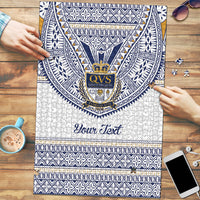 Fiji Queen Victoria School Personalised Puzzle QVS 120 Years Queen Victoria Alumni Legacy LT9 White - Polynesian Pride