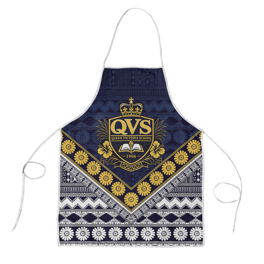 Fiji Queen Victoria School Apron QVS 1906 Generational School Legacy LT9 Blue - Polynesian Pride