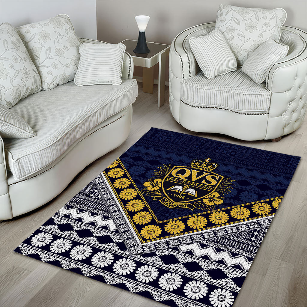 Fiji Queen Victoria School Area Rug QVS 1906 Generational School Legacy LT9 - Polynesian Pride