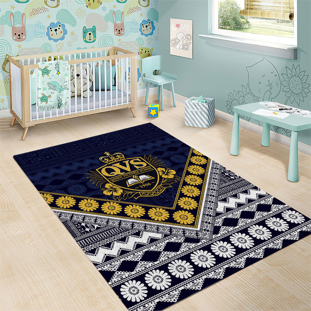 Fiji Queen Victoria School Area Rug QVS 1906 Generational School Legacy LT9 - Polynesian Pride