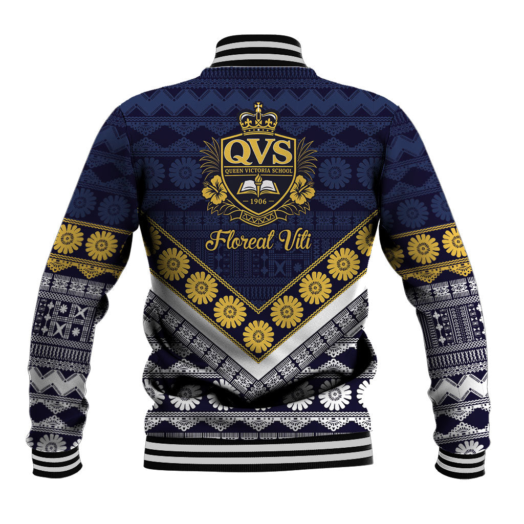 Fiji Queen Victoria School Baseball Jacket QVS 1906 Generational School Legacy LT9 - Polynesian Pride
