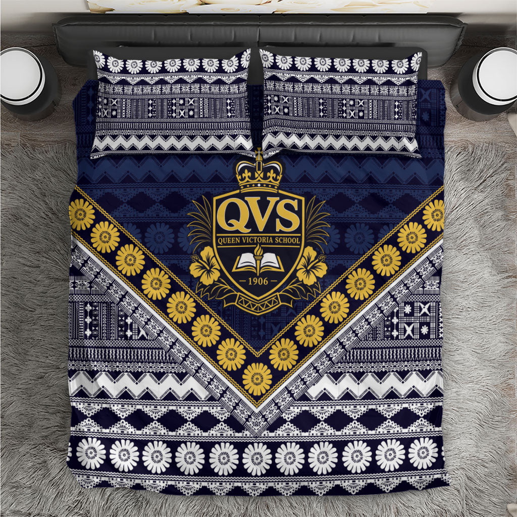 Fiji Queen Victoria School Bedding Set QVS 1906 Generational School Legacy LT9 Blue - Polynesian Pride