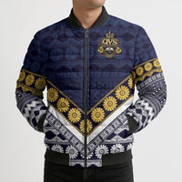 Fiji Queen Victoria School Bomber Puffer Jacket QVS 1906 Generational School Legacy