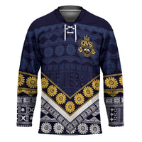 Fiji Queen Victoria School Hockey Jersey QVS 1906 Generational School Legacy LT9 Unisex Blue - Polynesian Pride