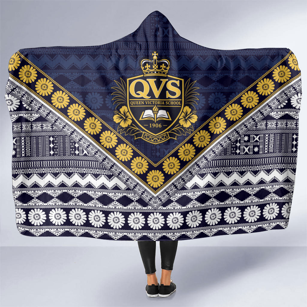 Fiji Queen Victoria School Hooded Blanket QVS 1906 Generational School Legacy