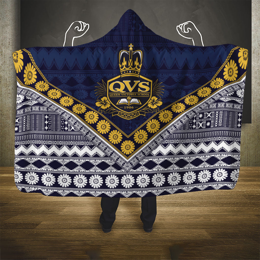 Fiji Queen Victoria School Hooded Blanket QVS 1906 Generational School Legacy