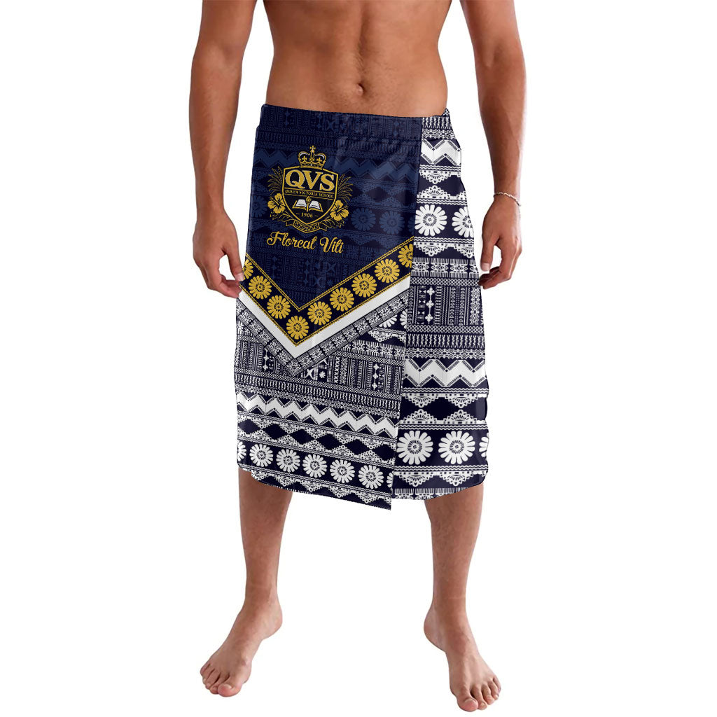 Fiji Queen Victoria School Lavalava QVS 1906 Generational School Legacy LT9 Blue - Polynesian Pride