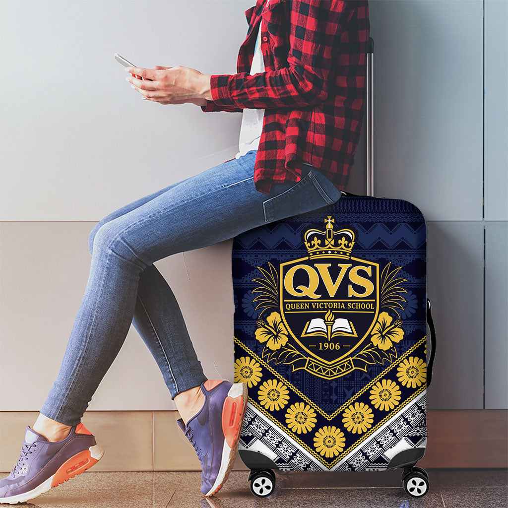 Fiji Queen Victoria School Luggage Cover QVS 1906 Generational School Legacy LT9 - Polynesian Pride