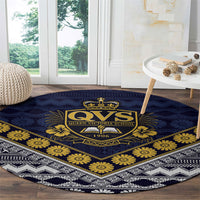 Fiji Queen Victoria School Round Carpet QVS 1906 Generational School Legacy LT9 - Polynesian Pride