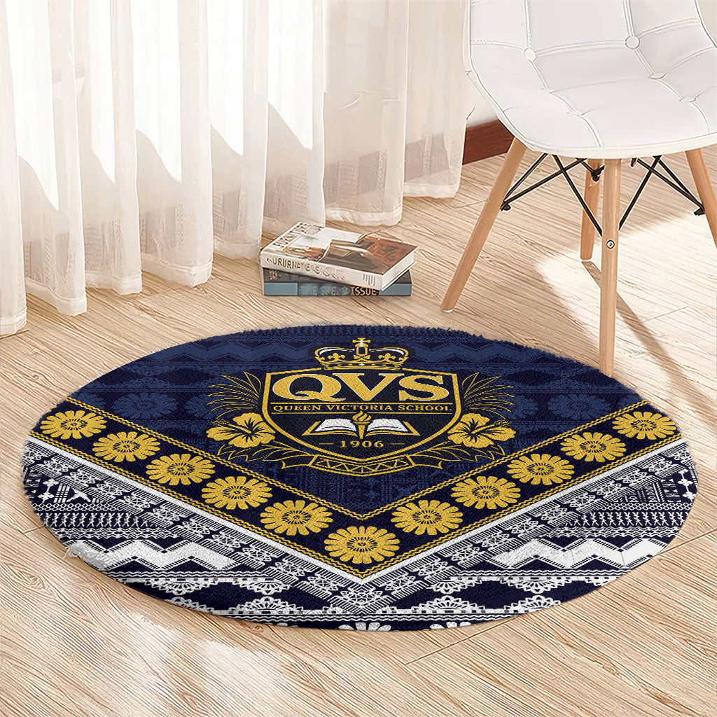 Fiji Queen Victoria School Round Carpet QVS 1906 Generational School Legacy LT9 - Polynesian Pride