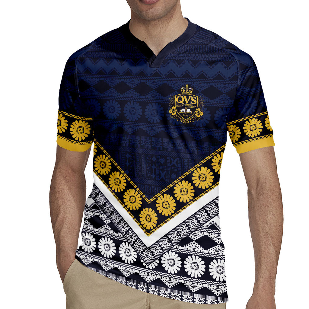 Fiji Queen Victoria School Rugby Jersey QVS 1906 Generational School Legacy LT9 - Polynesian Pride
