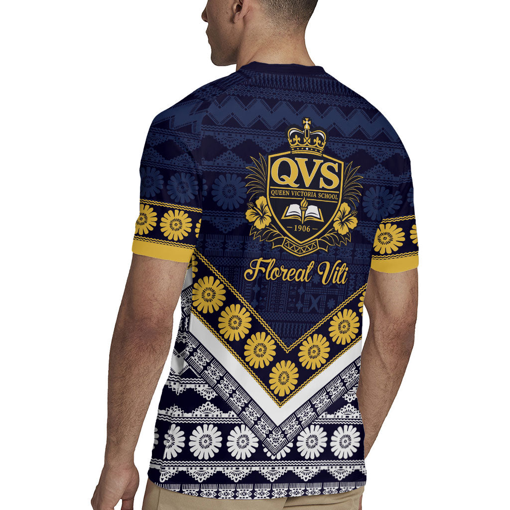 Fiji Queen Victoria School Rugby Jersey QVS 1906 Generational School Legacy LT9 - Polynesian Pride