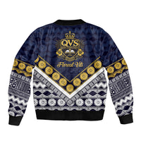 Fiji Queen Victoria School Sleeve Zip Bomber Jacket QVS 1906 Generational School Legacy LT9 - Polynesian Pride