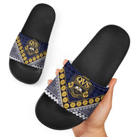 Fiji Queen Victoria School Slide Sandals QVS 1906 Generational School Legacy LT9 - Polynesian Pride