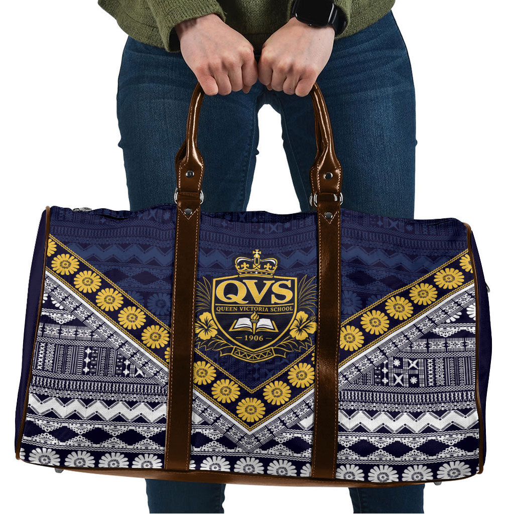 Fiji Queen Victoria School Travel Bag QVS 1906 Generational School Legacy LT9 Blue - Polynesian Pride