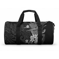 Hawaii Tropical Flowers Tribal Pattern Duffle Bag Black Style LT9 One size Black - Polynesian Pride